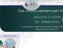 Tablet Screenshot of cadim.com.br